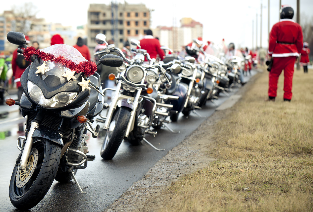 Weihnachtssprüche für Motorradfahrer